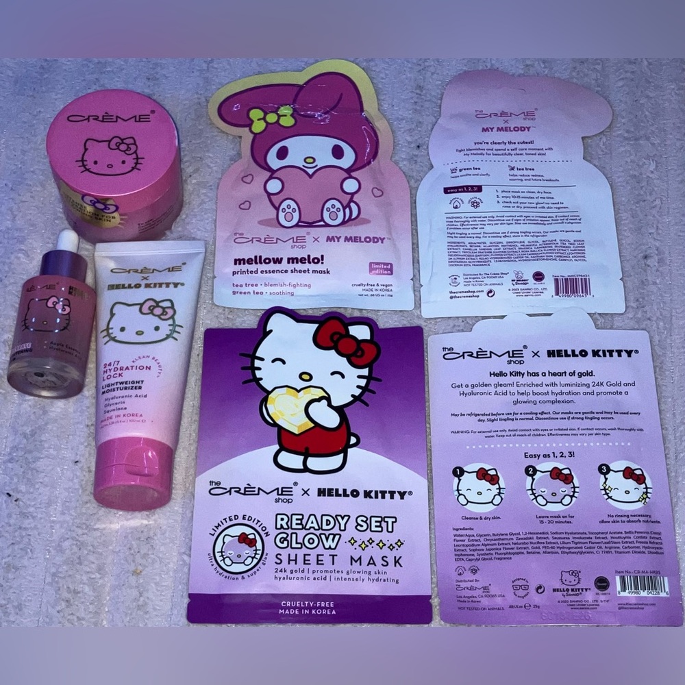 Hello Kitty Pink Bath & Body Collection